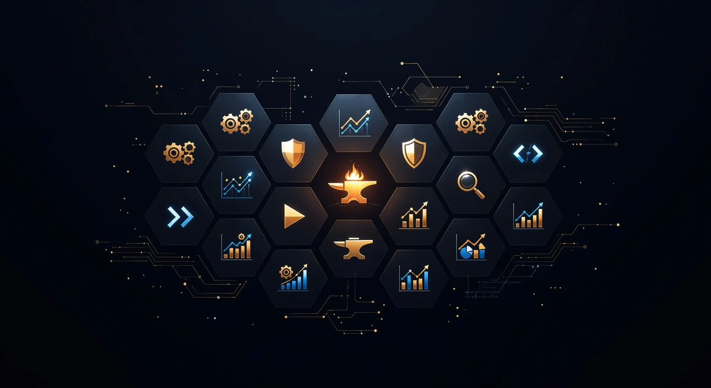 106 MCP tools displayed in a honeycomb grid